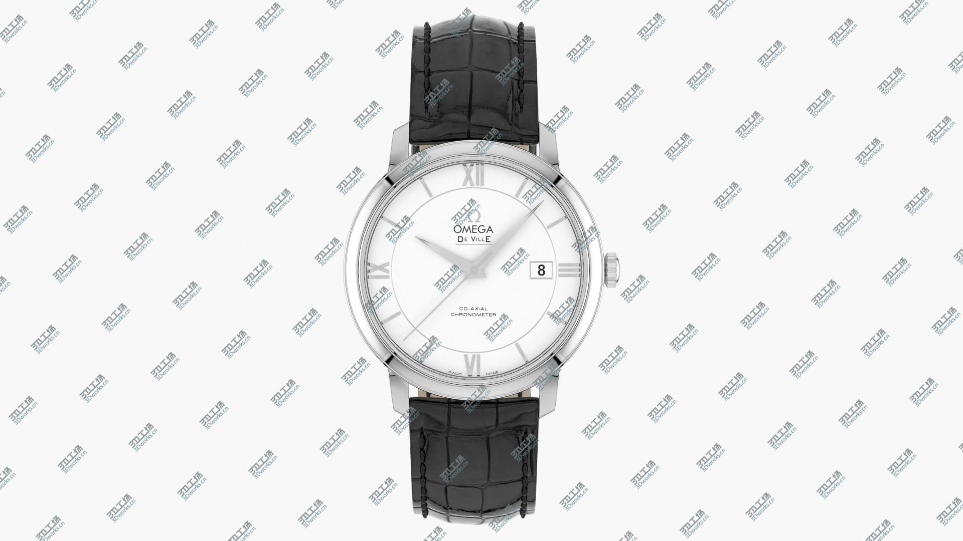 images/goods_img/202104091/3D model Omega Deville Prestige White Gold Closed Strap/4.jpg